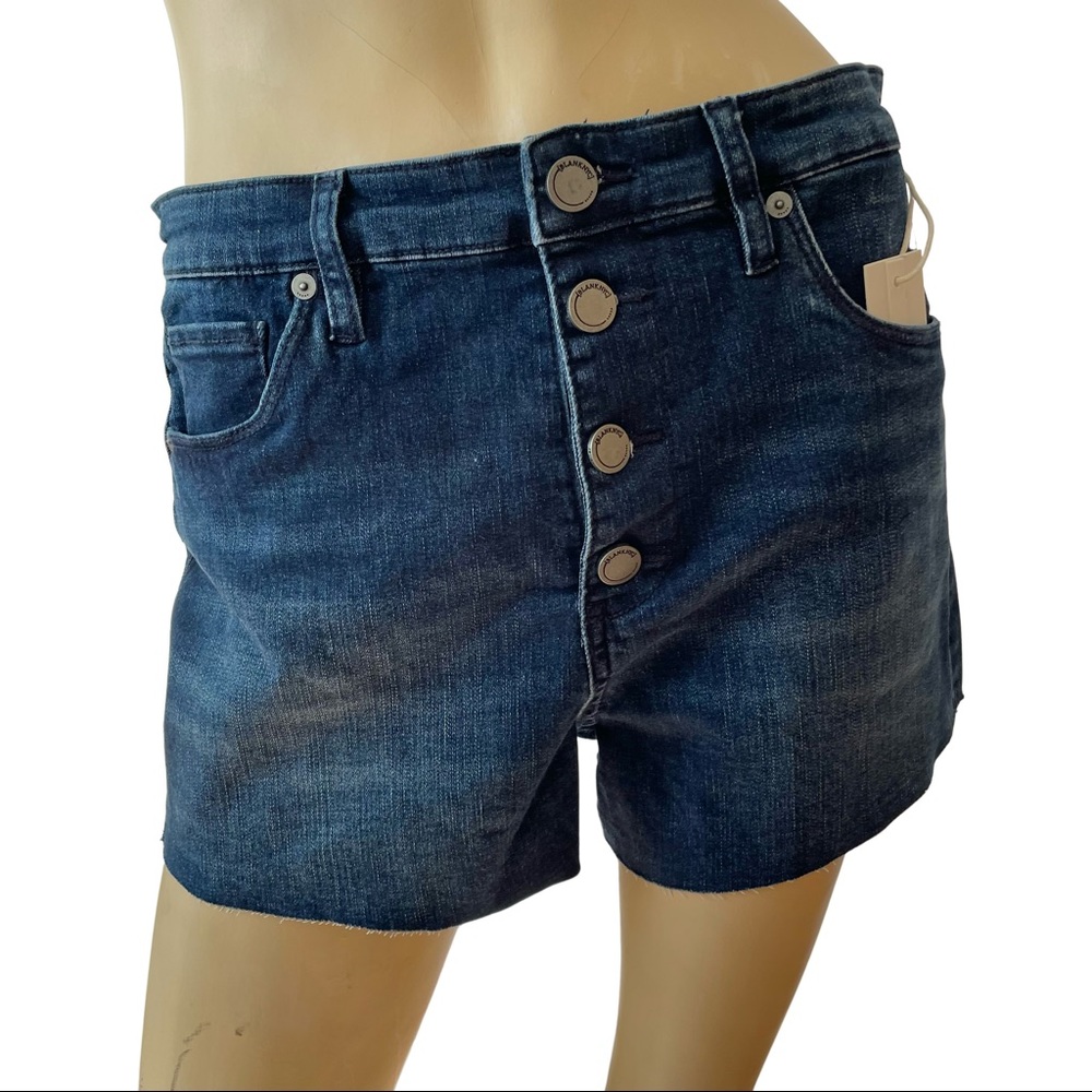 Blank NYC the Lennox dark wash high rise short- 29